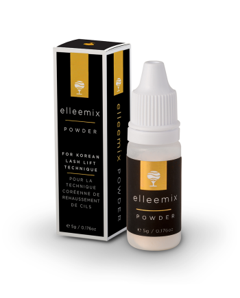 ElleeMix puder - zgušnjivač losiona za korejske i freestyle tehnike uvijanja trepavica